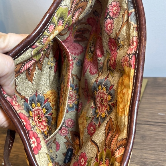 Brighton Ruth Straw Satchel Handbag Purse Shoulder Strap Heart Magnetic Snap - Picture 5 of 11